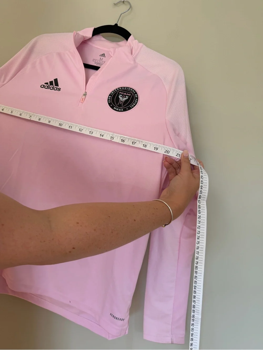 Adidas Pink Inter Miami CF adidas Quarter-Zip Training Jacket